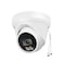 Real HD 6MP AddOn Full Color Night Vision Dome IP Camera for IP NVR Systems with Visiable White Lights 105 Viewing Angle Outdoor Compatible with k NVR NDAA Compliant