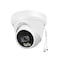 Real HD 6MP AddOn Full Color Night Vision Dome IP Camera for IP NVR Systems with Visiable White Lights 105 Viewing Angle Outdoor Compatible with k NVR NDAA Compliant