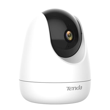 Tenda CP6 2K Indoor Wireless Pan Tilt Cameras for Home Security Baby Monitor Pet Camera with Phone APP 2Way Audio Night Vision Auto Tracking Siren AI Human Motion Detection