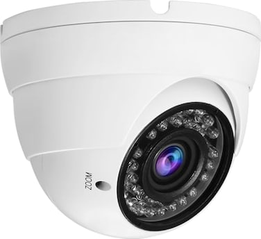 Anpvees 2MP CCTV Camera HD 1080P 4in1 TVIAHDCVI960HCVBS Security Dome Camera 2812mm Varifocal Lens Analog Video Surveillance Wide Angle Viewing Day Night Indoor Outdoor Waterproof White