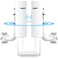 UeeVii PointtoPoint Wireless Bridge System CPE688KITWith WiFi 6 AX3000 Router Adjustable Installation Brackets 5KM Range Dual Gigabit Ports 24V48V POE Power SupplyComplete Wireless Bridge Kit