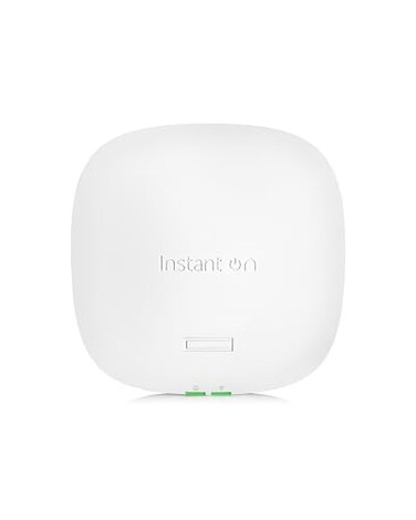 Hewlett Packard HPE Networking Instant On Access Point AP25 4x4 WiFi 6 Indoor Wireless Access Point Power Source Included US Model R9B32A