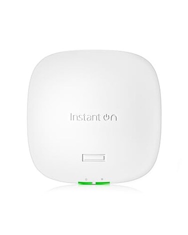 Hewlett Packard HPE Networking Instant On Access Point AP32 2x2 WiFi 6E Indoor Wireless Access Point Secure TriBand Future Ready Power Source Not Included US Model S1T22A