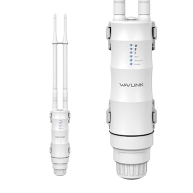 WAVLINK AC1200 Outdoor Long Range WiFi ExtenderWireless Access Point with ActivePassive POEWANLAN PortIP67 Waterproof Dual Band 5G24G 2x7dBi AntennasSupports RouterAPRepeater Modes