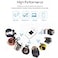 Yosoo Health Mobile Hotspot Portable Travel Router 300Mbps High Speed SIM Card Not Provide Hotspot Device 4G Strong Coverage Mobile Internet Router for Car Home Office Travel