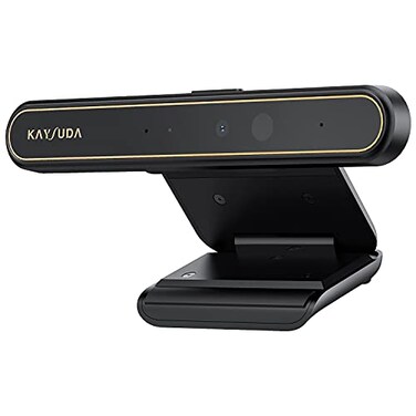 KAYSUDA Face Recognition USB IR Camera for Windows Hello RGB 1080P Entry Level Webcam with Dual Microphone