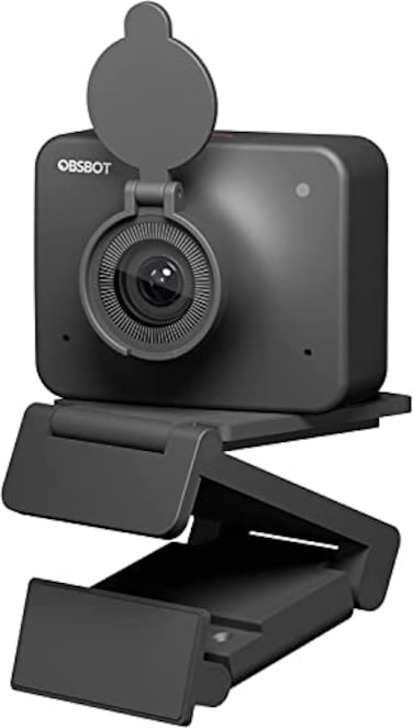 OBSBOT Meet 1080P 60FPS Webcam Full HD AutoFocus AIPowered Framing Computer Camera Background Replacement HDR Adjustable FOV Webcam for Conferencing Video Calling Live Sreaming PC Laptop