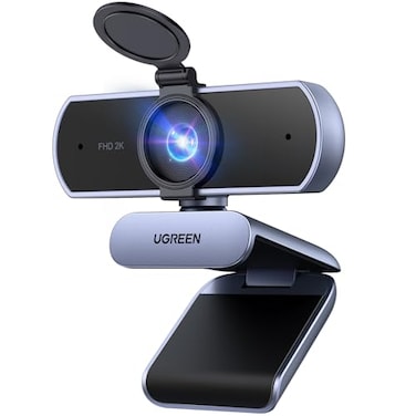 UGREEN 2K Webcam for PC Ultra HD 1080P Computer Webcam with Microphone PC Camera with Privacy Cover USB Web Camera for Streaming Conference Video Calling Zoom Skype Teams FaceTime Grey