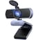 UGREEN 2K Webcam for PC Ultra HD 1080P Computer Webcam with Microphone PC Camera with Privacy Cover USB Web Camera for Streaming Conference Video Calling Zoom Skype Teams FaceTime Grey