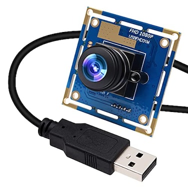 ELP USB Fisheye Camera 180 Degree 1080P Wide Angle Webcam High Speed 100fps for Windows Linux Android Mac