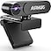 AIRHUG Webcam No Mic with Privacy Cover USB Web Cam for Computer and Laptop Plug Play Web Camera Without Audio 78 WideAnglefor Streaming and Conferencing 2K Webcam No Mic