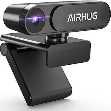AIRHUG Webcam No Mic with Privacy Cover USB Web Cam for Computer and Laptop Plug Play Web Camera Without Audio 78 WideAnglefor Streaming and Conferencing 2K Webcam No Mic