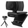 Macally 1080P Webcam with Microphone Stay Connected Virtually 120 Wide Angle HD 30FPS USB Computer Camera for Desktop Web Cam for Streaming Meetings Skype Zoom PC Laptop Mac Face Time