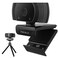 Macally 1080P Webcam with Microphone Stay Connected Virtually 120 Wide Angle HD 30FPS USB Computer Camera for Desktop Web Cam for Streaming Meetings Skype Zoom PC Laptop Mac Face Time