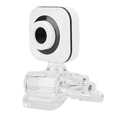 eboxer-1 eboxer1 HD USB2030 Web Camera Builtin Microphone Adjustable Computer Camera PC Webcam 480P with Transparent Clip Plug and Play White