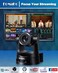 FoMaKo PTZ Camera Bundle 30x Optical Zoom AI AutoTracking Gen 3 PoE HDMI Bundle PTZ NDI PTZ Controller for Church WorshipNDI Upgradeable FMK30SDIx2KC608 BH302