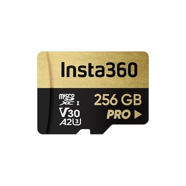 Insta360 256GB PRO microSDXC Memory Card V30 A2 UHSI 90 MBs ReadWrite Speed