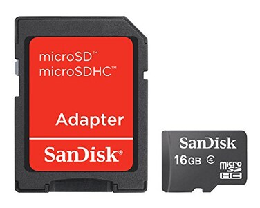 Sandisk SANDISK Mobile Class4 MicroSDHC Flash Memory Card SDSDQMB35A Without Adapter 16GB SDSDQM016GB35A