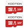 KOOTION 32GB Micro SD Card 2Pack Class 10 Micro SDHC Card UHSI Memory Card High Speed TF Card C10 U1 32 GB