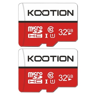 KOOTION 32GB Micro SD Card 2Pack Class 10 Micro SDHC Card UHSI Memory Card High Speed TF Card C10 U1 32 GB