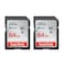 Sandisk SanDisk Ultra 64GB 2pack SDXC UHSI Class 10 Memory Card