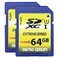 INLAND 64GB Class 10 SDXC Flash Memory Card Full Size SD Chip USHI U1 Trail Camera by Micro Center 2 Pack
