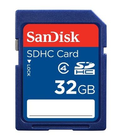 Sandisk SanDisk Standard Flash memory card 32 GB Class 4 SDHC Retail Package