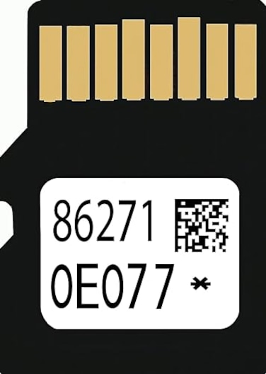 ARERCO 2025 Navigation sd Card Update 86271 0E077 Fits Toyota 4Runner Camry Corolla Highlander Prius Tacoma Tundra Rav4 GPS Map USA Canada