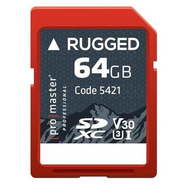 ProMaster SDXC 64GB Rugged Memory Card UHSI Model 5421
