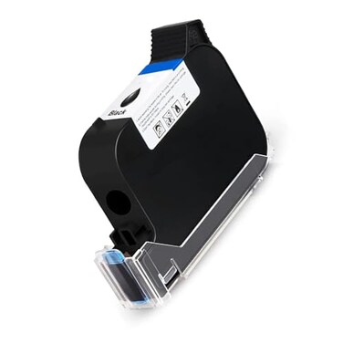 UPRINTJET Black Ink Cartridge Original 42ml Fast Dry Ink for BTHH6105B2 Handheld PrinterB10 Mini Handheld Inkjet PrinterBTHH6205B Batch Code Printer Replacement Ink Cartridge for Date Printer