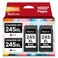 Valuetoner 245XL Ink Cartridge Replacement for Canon 245XL Black Ink Combo Pack PG245XL 245 XL for PIXMA TR4520 MX492 TS3122 MX490 MG3022 MG2522 MG2920 MG2420 MG2520 MG2922 MG2924 Printer 2 Black