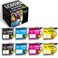 ColorPrint Compatible LC65XL Ink Cartridge Replacement for Brother LC65 Ink LC65CL for MFCJ615W MFC290C MFC5490CN MFC790CW MFCJ630W MFC490CW MFC5890CN MFC5895CW Printer 2B2C2M2Y 8Pack
