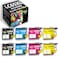 ColorPrint Compatible LC65XL Ink Cartridge Replacement for Brother LC65 Ink LC65CL for MFCJ615W MFC290C MFC5490CN MFC790CW MFCJ630W MFC490CW MFC5890CN MFC5895CW Printer 2B2C2M2Y 8Pack