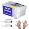Gooyule No Chip Refillable Ink Cartridges Replacement Sublimation Ink Cartridges Without Chip Ink for WF7820 WF7830 WF7840