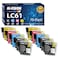 HI-VISION HI-YIELDS HIVISION HIYIELDS 10 Pack Compatible LC61 LC61 4 Black 2 Cyan 2 Yellow 2 Magenta Ink Cartridges Replacement for MFC490CW MFC495CW MFCJ410W MFCJ615W MFC6490CW MFC6890CDW