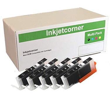 Inkjetcorner Compatible Ink Cartridges Replacement for CLI251XL CLI251 IP7220 iX6820 MG5520 MG5522 MG5620 MG6620 MG5420 MG6420 MX920 MX922 Photo Black 5Pack