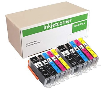 Inkjetcorner Compatible Ink Cartridges Replacement for PGI270XL CLI271XL for use with MG5700 MG6800 TS5020 TS6020 TS6000 2 Black 2 Photo Black 2 Cyan 2 Magenta 2 Yellow 10Pack