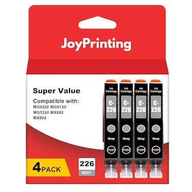 JoyPrinting CLI226GY Compatible CLI 226 Gray PGI225 CLI226 Ink Cartridges for MG6110 MG6120 MG6220 MG8120 MG8120B MG8220