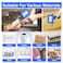 BESHENG Mini Handheld Inkjet Printer Handheld Printer Portable with 42ml FastDrying Solvent Ink Handheld Inkjet Printer Gun for DateBatchQRcodeBarcode Handheld Printer for Any Surface MP10 05inch