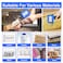 BESHENG Mini Handheld Inkjet Printer Handheld Printer Portable with 42ml FastDrying Solvent Ink Handheld Inkjet Printer Gun for DateBatchQRcodeBarcode Handheld Printer for Any Surface MP10 05inch