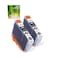 NEXTPAGE CLI42 Black Ink Cartridge Compatible Replacement for CLI42 CLI 42 Black Ink Cartridges Use with Pixma Pro100 Pro 100 Pro100S Printer Pixma Pro100 Black Ink 2 Pack