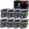 WOLFGRAY TONER Wolfgray 8PK LC61BK Ink Cartridges Replacement for Brother LC61 LC65 LC61BK to use with MFC290C MFC295CN MFCJ410W MFCJ415W 8 Black