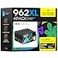 iNKPAD 962XL Ink Cartridges Combo Pack Compatible for HP Ink 962XL 962 Black and Color Combo Pack Replacement for HP Officejet Pro 9010 9015 9016 9018 9020 9025 Printers No e Series Printer 4 Pack