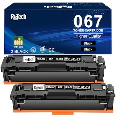 RitoTech 067 Black Toner CartridgeReplacement for Canon 067 067H CRG067 for imageCLASS MF653Cdw MF654Cdw MF656Cdw LBP633Cdw LBP632Cdw MF652Cw MF652Cdw Printerwith Chip