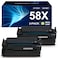 ALLWORK 58X CF258X 58A High Yield Toner Cartridge Black 10000 Pages with Chip Compatible Replacement for HP 58X CF258X MFP M428fdw M428fdn M428dw Laserjet Pro M404n M404dn M404dw M404 M428 Printer 2Pa