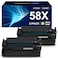 ALLWORK 58X CF258X 58A High Yield Toner Cartridge Black 10000 Pages with Chip Compatible Replacement for HP 58X CF258X MFP M428fdw M428fdn M428dw Laserjet Pro M404n M404dn M404dw M404 M428 Printer 2Pa