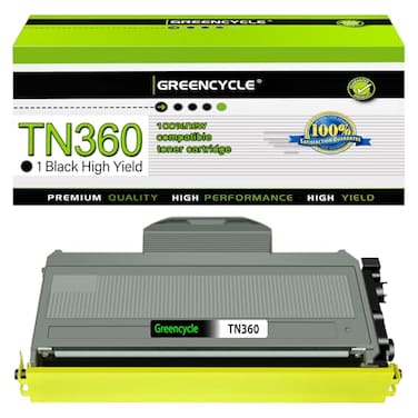 greencycle GREENCYCLE Black Laser Toner Cartridge Compatible For Brother TN360 HL2170W DCP7040 MFC7840W Printers 2600 Pages