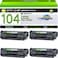 greencycle Compatible Toner Cartridge Replacement for Canon 104 FX9 FX10 FX10 FX9 104 ImageClass MF4100 MF4150 MF4270 MF4350d MF4370dn MF4380dn D420 D480 Black4 Pack