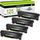greencycle Compatible Toner Cartridge Replacement for Canon 125 CRG125 C125 3484B001AA to use with ImageClass LBP6030w LBP6000 ImageClass MF3010 Laser Printer Black 4 Pack