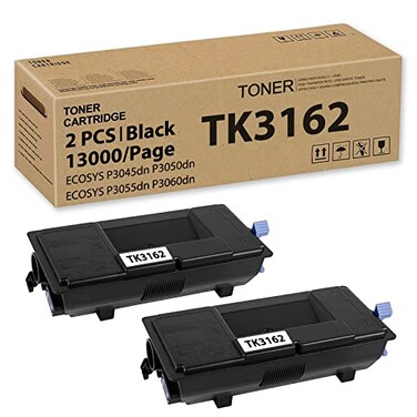 Jmomy TK3162 TK3162 Toner Cartridge Compatible for Kyocera TK3162 1T02T90US0 for P3055dn P3045dn P3050dn P3060dn Extra High Capacity 13000 Pages2Pack